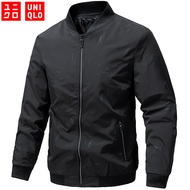 M-5XL UNIQLO Bomber Jackets Men's Loose Breathable Fashion Jacket