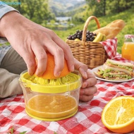 USNOW Manual Juicer, Household Portable Hand Press Juicer, Vegetable Juicer Efficient Plastic Mini J