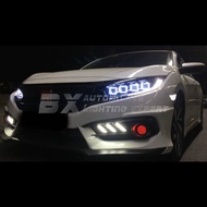 Honda Civic Fc / Tc / Tcp 16-21 - LED Headlamp (Bugatti Design)