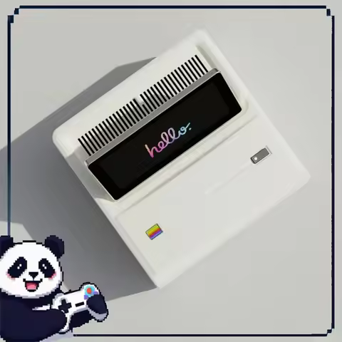 Retro Mini Host Amd Processor R7 5825u 16g 512gb Cooling System Super Strong Office Gaming Desktop P