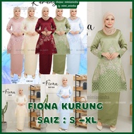 Fiona Kurung Baju Raya Kurung Plain Baju Kurung Riau Baju Nikah Tunang Engagement Dress Baju Tunang 