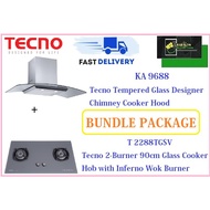 TECNO HOOD AND HOB BUNDLE PACKAGE FOR ( KA 9688 &amp; T 2288TGSV)