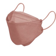 韓式4D醫療口罩 胡桃紅10片裝