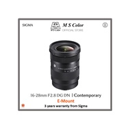 [READY STOCK | 3 YEARS WARRANTY] Sigma 16-28mm f/2.8 DG DN Contemporary Lens for Sony E