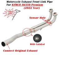 For KYMCO AK550 ST AK 550 Premium 2022 Motorcycle Exhaust Escape System Modified Original Muffler Fr