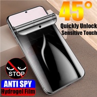 3Pcs Privacy Hydrogel Film For Samsung Galaxy A04E A04S A03 A03S A04 Core A13 A23 A53 A73 5G Japan S