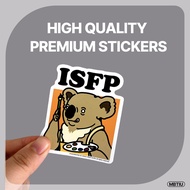 A Tiny Personality on Your Desk – Illustrated Animal MBTI Sticker
