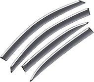 QPKPUPYW Accessories Car Side Window Visors Rain Eyebrow Guards Protector Cover Deflectors Compatibl