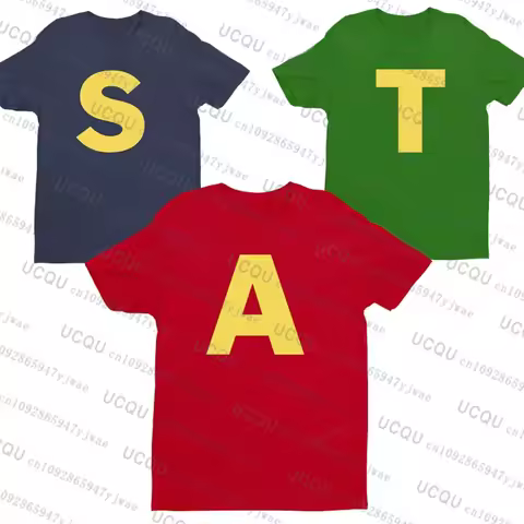 Alvin and The Chipmunks Cosplay Short Sleeve Tshirt Autumn Unisex S/P Movie Nerd Geek Anime Fashion 