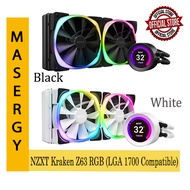 NZXT Kraken Z63 RGB  280mm Liquid Cooler with LCD Display Black/White (LGA 1700 Compatible)