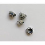 M6 P1.0 K10 galvanized white nylon nut