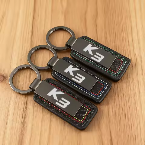 Business Leanther Car Key Chain Man Woman Keyrings Accessories for KIA K3 Logo K2 KX5 KX7 Sportage R
