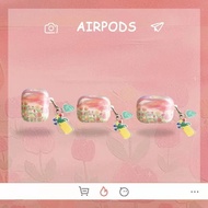 🔥จัดส่งภายใน24ชั่วโมง🔥เคส Airpods Pro2 3 pro 1 2 จิตรกรรม ทิวลิป การป้องกันการตก พกง่ายๆ นุ่มและทนต่อการสึกหรอ ซิลิโคนนิ่ม Soft Case Airpod gen3 Airpods 1 2