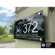 No Rumah Eksklusif/No Rumah/No Rumah Hipster/No Rumah Budget/House Number/House Plate Number