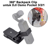 Backpack Clip 360 Degree Adapter Clamp DJI OSMO POCKET 3 / 2 / 1 Action Camera Accessories