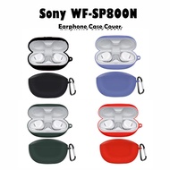 READY STOCKFor Sony WF-SP800N Case Creative Solid Color Soft Silicone Earphone Case Casing Cover