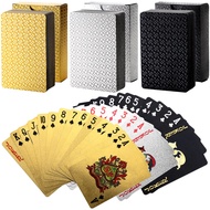 6 Decks Playing Cards, Waterproof Playing Cards Themed Standard Plastic Playing Cards Cool Foil Deck