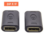 Gold-Plated DP DisplayPort Female to Female Straight Head Large DP Double Female HD Extension Adapte