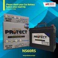 Protect NS60L/R LS/RS(48B24L)Car Battery-HONDA Civic HR-V CR-V,PROTON Saga,TOYOTA Vios Altis, NISSAN
