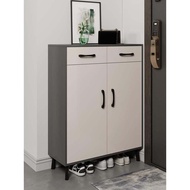 Slim Narrow Entrance Shoe Cabinet Set With Shoe Changing Bench 60cm Wide Space Saving Shoe Storage O