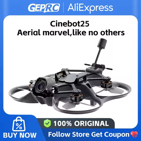 GEPRC Cinebot25 S Series HD O3/HD Runcam Wasp Link/WTFPV FPV Drone Quadcopter with SPEEDX2 1505 Moto