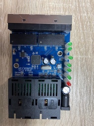 PCB Board 3RJ45 3SC Converter FO Ethernet Bonus Adapter Media Converter 3FO 3LAN ( AAB ) Fiber Optic Ethernet Switch Pcb Board Only