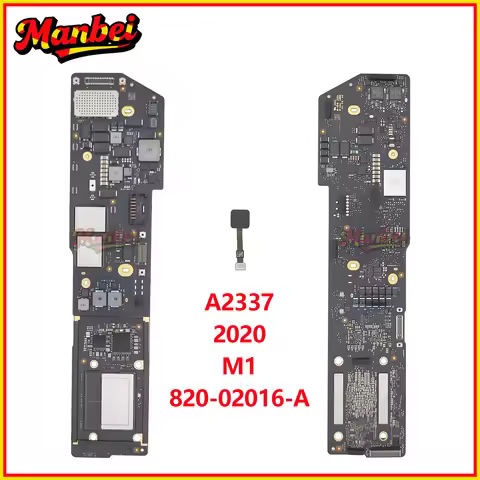 2020 M1 Laptop Logic Board 820-02016-A For Macbook Air 13" A2337 Motherboard With Touch ID 8GB 256GB