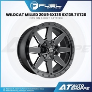 Fuel Offroad Wildcat - Gloss Black Milled 20x9 ET20 6x139.7 (1 piece)