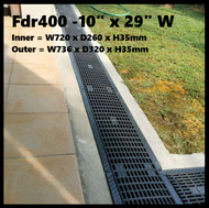 FELTON HEAVY DUTY DRAIN COVER 10"D x 29"W (FDR 400) | PENUTUP LONGKANG FELTON FDR400