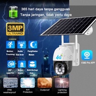 Cctv SIMcard 4G 3MP Solar Camera waterproofing outdoor Without Cable v380 pro Remote CCTV Via hp Wit