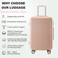 Seeker Beautiful&Atmospheric Luggage 20/24 inch Travel Bag Luggage Large Capacity Suitcase Rounded C