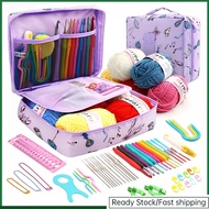 Uliekhy Beginner Crochet Kit For Adults Knitting Starter Kit Adults And Kids Complete Crochet Kit
