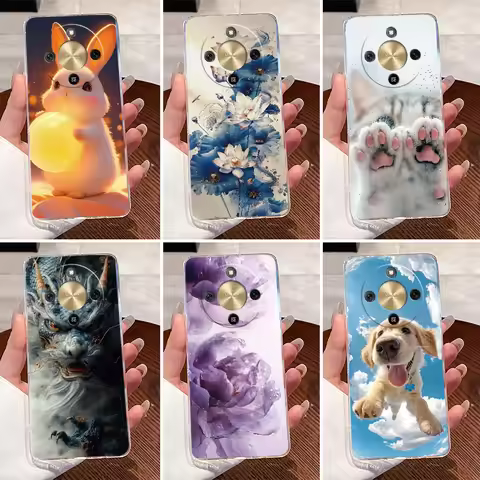Casing For Honor X9D 5G Aesthetic Luxury Dragon Cute Cool Boys Girls Soft silicone Phone Case Back C