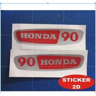 20230831-1141 STICKER HONDA C90 ORACAL CLEAR COATED STICKER 2D Body Sticker / Stripe / STIKER Sticke