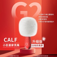 【CALF唱吧】G2 小巨蛋麥克風(白色防風罩升級版)