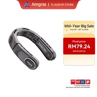 Amgras NeckFan Pro Portable Neck fan collapsible kipas mini 360° Silent Fan cooler Surround Air Outl