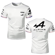 F1 Alonso team 3D printed streetwear, men's and women's fashionable round neck T-shirts, children's 
