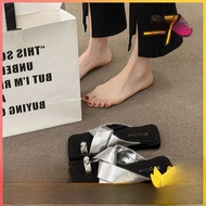 Dép Quai Hậu Đế Phẳng Thường Ngày Mùa Hè Cho Nữ Dép Đi Biển Đính Đá Cao Cấp Dép Quai Hậu Đế Bằng Đế