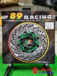 จานหน้า ทูโทน 89racing GIORNO+ ขนาด 220mm. ใส่รุ่น ABS ตัวธรรมดา Giorno 125