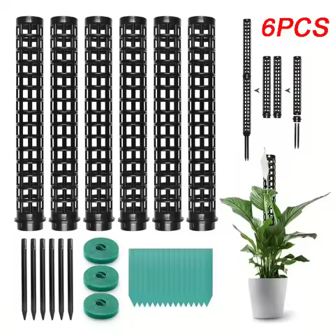 Plastics Moss Pole Plastics Stackable Moss Totem Poles Stick Sphagnum Moss Pole Stick For Orchid Mon