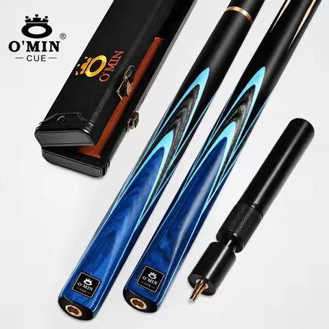 Original Professional 9.5mm Omin Gunman Snooker Cue 5A Grade Old North American Ash Wood 3/4 Split o