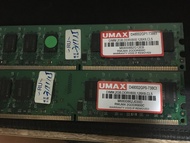 UMAX 世成 DDR2 2G記憶體