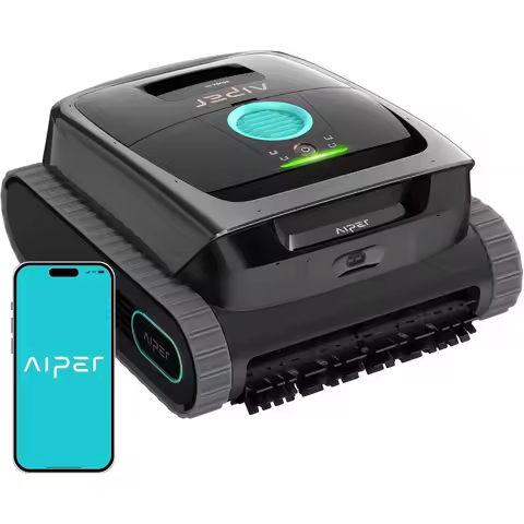 Aiper Scuba S3 Robotic Pool Cleaner, Cordless Lightweight with Strong Suction, Waterline Scrubbing,