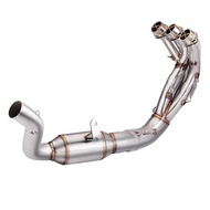 Motorcycle Exhaust Escape For MT09 MT-09 Tracer 9 900 GT XSR900 2020-2023 Front Link Pipe 51mm Muffl
