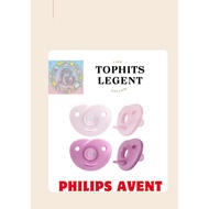 Philips Avent Curved Soothie 0-6m (Pink x 2 pcs) SCF099/22