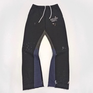 กางเกงขายาวทรงหลวมสไตล์สตรีทสไตล์อเมริกันของ Gallery Dept กางเกงขายาวทรงหลวมแบบลำลอง