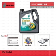 B1851183 Petronas Syntium 800 10W-40 semi synthetic engine oil (4 liter)