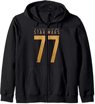 Large '77 Stitched Logo Zip Hoodie