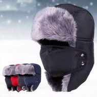 Russian Ushanka Winter Hats For Men Women - Winter Bomber Cap Warm