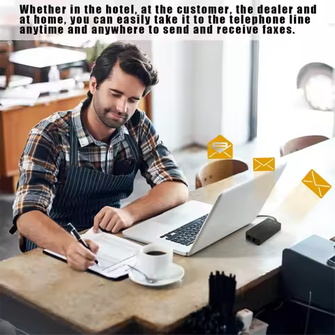 USB Fax Modem Dual Port USB2.0 56K V.92 V.90 External Modem Driver for Win 7 8 10 XP Receive Send Fa
